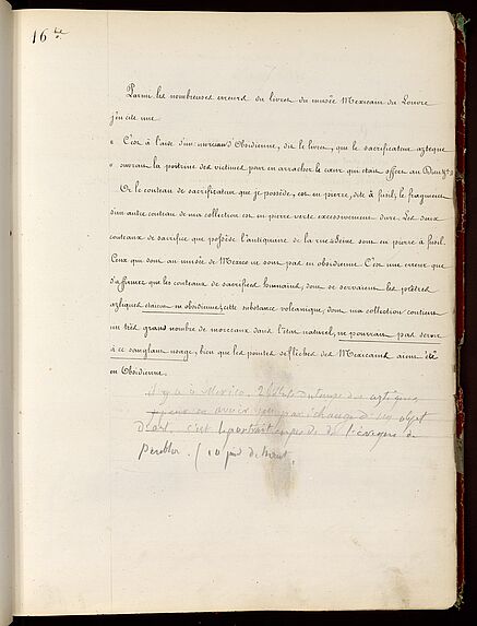 2ème Essai des Notes sur les antiquités aztèques de Monsieur Pingret
