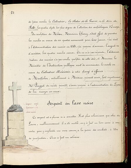 2ème Essai des Notes sur les antiquités aztèques de Monsieur Pingret