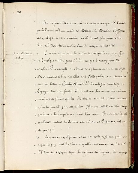 2ème Essai des Notes sur les antiquités aztèques de Monsieur Pingret
