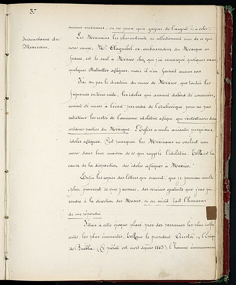 2ème Essai des Notes sur les antiquités aztèques de Monsieur Pingret