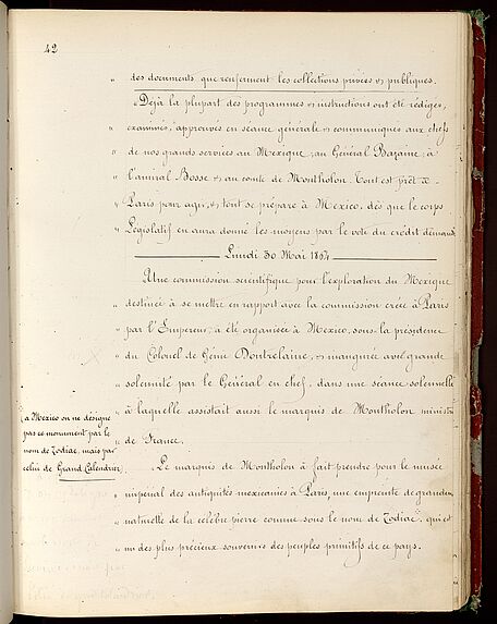 2ème Essai des Notes sur les antiquités aztèques de Monsieur Pingret