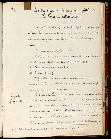 2ème Essai des Notes sur les antiquités aztèques de Monsieur Pingret