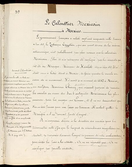 2ème Essai des Notes sur les antiquités aztèques de Monsieur Pingret