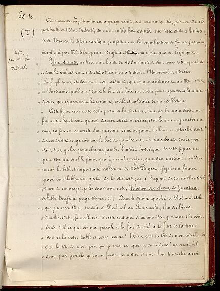 2ème Essai des Notes sur les antiquités aztèques de Monsieur Pingret