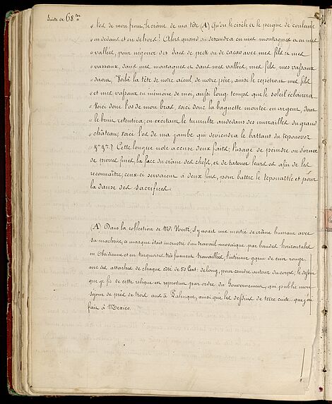 2ème Essai des Notes sur les antiquités aztèques de Monsieur Pingret