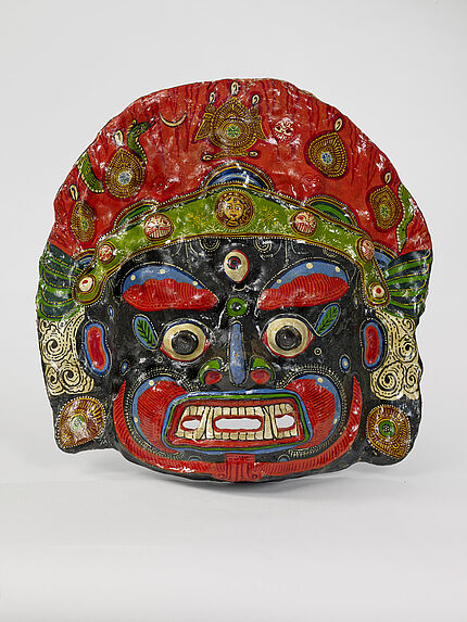 Masque figurant Kal Bhairava