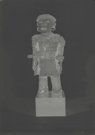 Figurine masculine en céramique, civilisation du Golfe, Museo Nacional Mexico