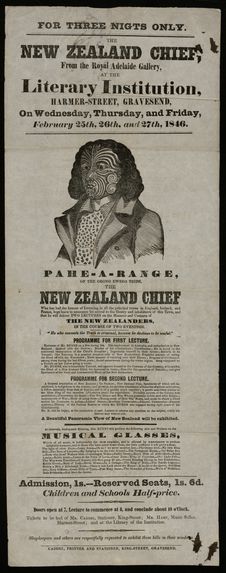 &quot;For Three Nights Only. The New Zealand Chief Pahe-a-Range&quot