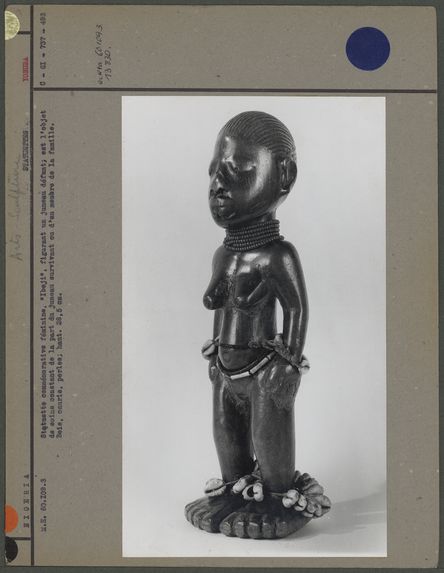 Statuette commémorative Yoruba