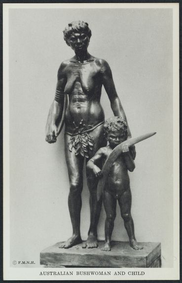 Australian Bushwoman and child