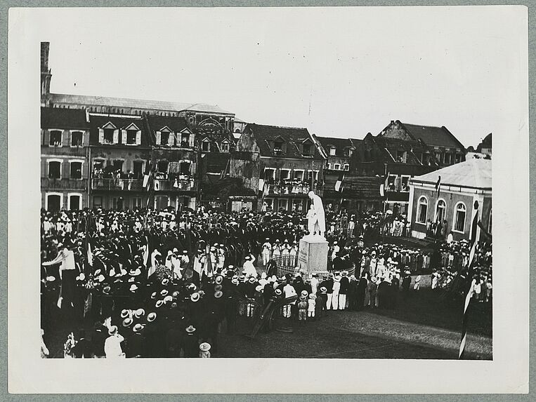 Inauguration de la statue de Schoelcher