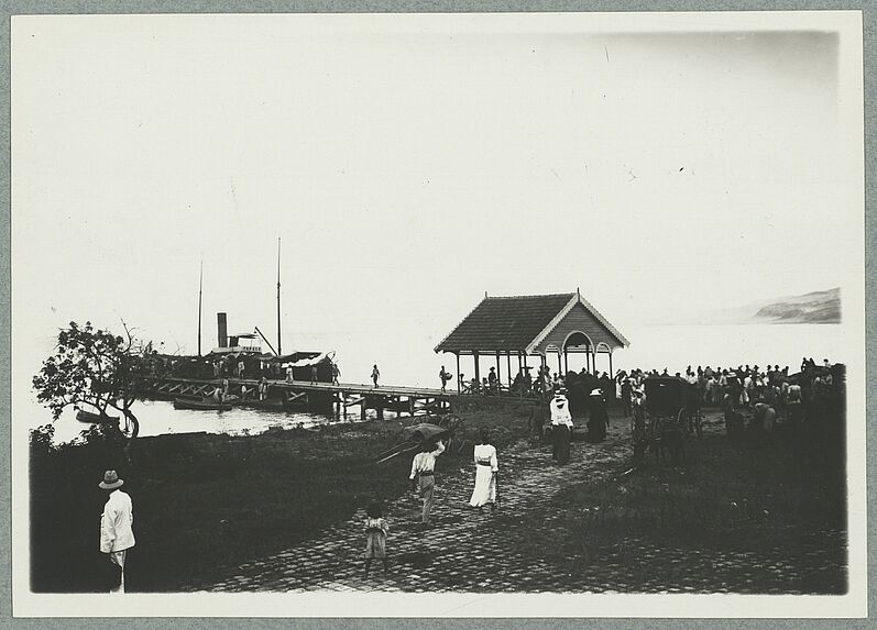 Martinique ; nouvel appontement de Saint-Pierre ; 1910