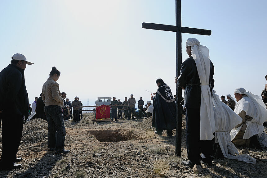 Un enterrement dans Gobi