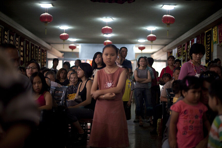 Tusan, or Chinese descendant, girl in the Chinese Beneficence