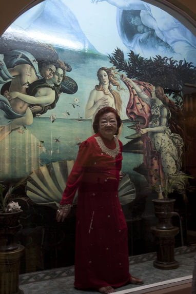 Chinese Peruvian fortune teller Rosita Chu at her home