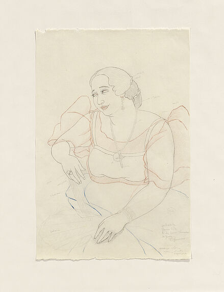 Portrait de Luisa Ada, riche femme chamorro de Guam