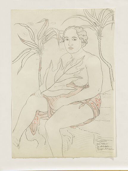 Femme tatouée de Metanalim à Ponapé