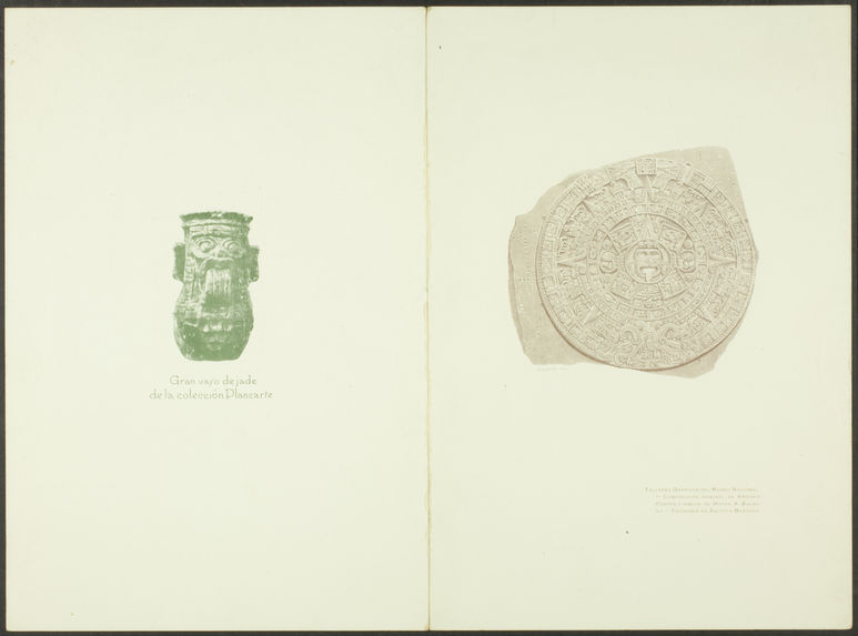 Sans titre [carte de voeux de l'année 1927 du Museo Nacional de Arqueologia, Historia y Etnografia du Mexique]