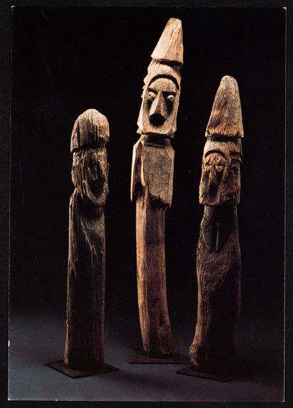 Guerriers d'Abyssinie, sculptures funéraires d'Ethiopie