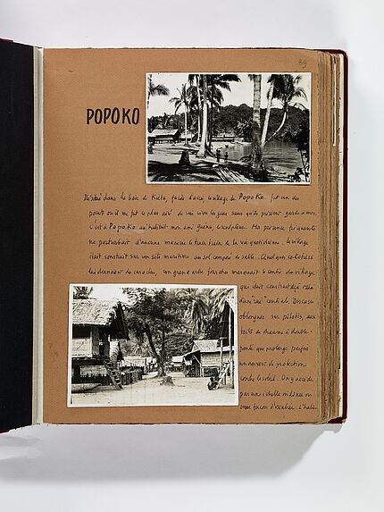 Séjour à Bougainville, îles Salomons, 1934-1935