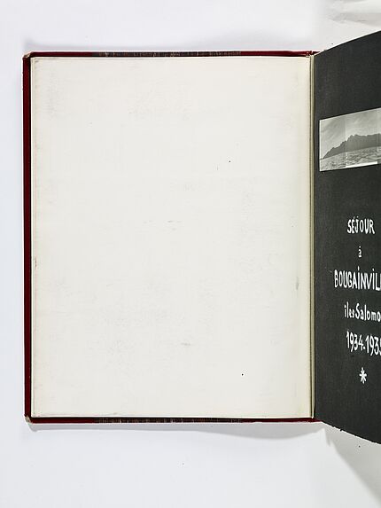 Séjour à Bougainville, îles Salomons, 1934-1935